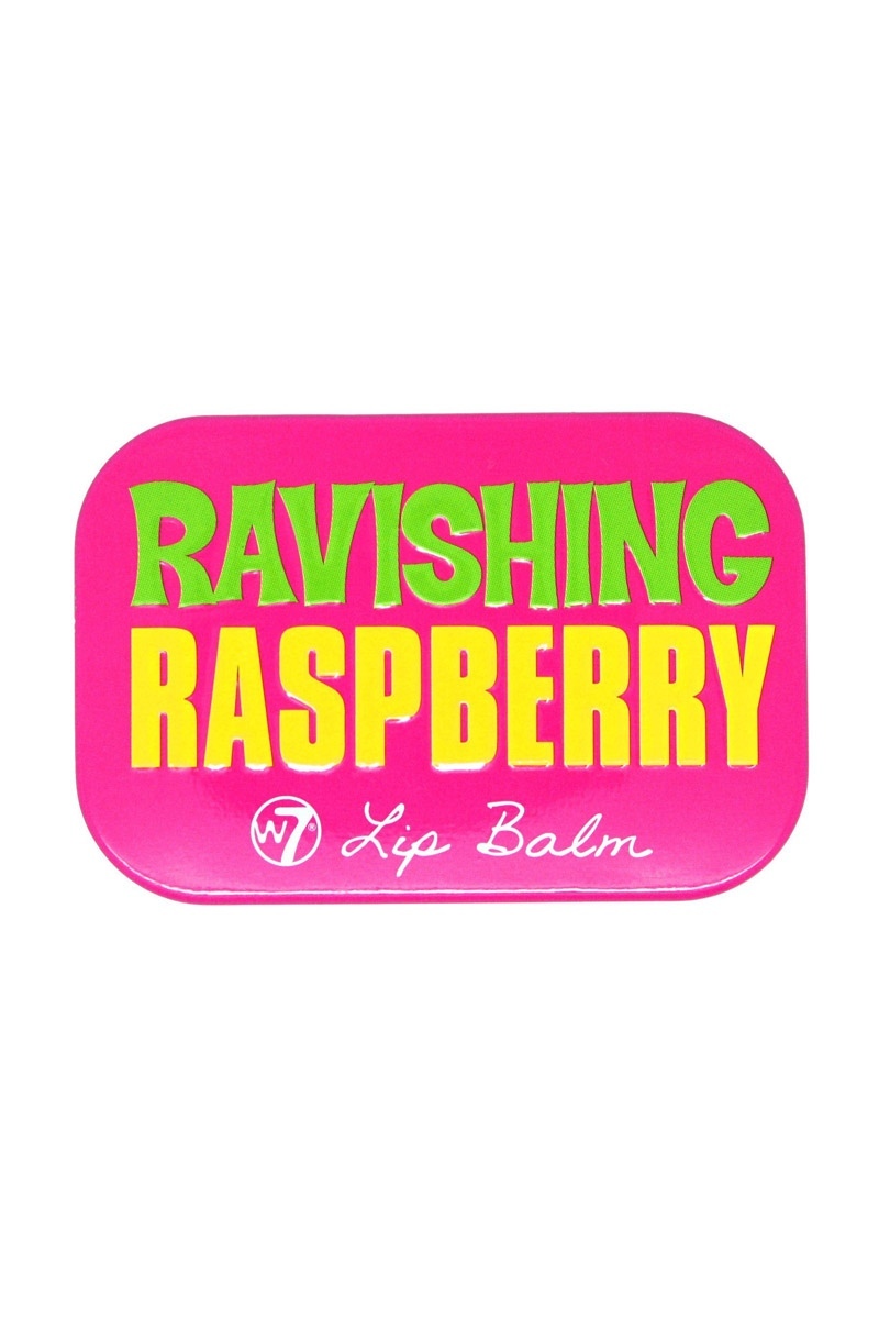 W7 Fruity Lip Balm Tin Ravishing Raspberry