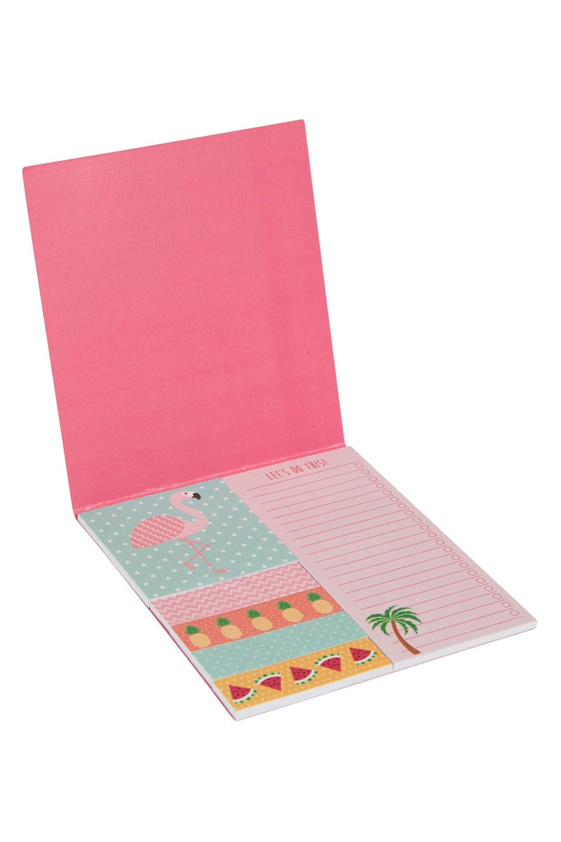Set Αυτοκόλλητα Χαρτάκια Σημειώσεων Flamingo