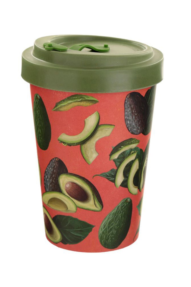 Ποτήρι Καφέ Avocado Red Bamboo Coffee Cup