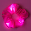 Loomies Scrunchie Ροζ με Φωτεινά Στοιχεία