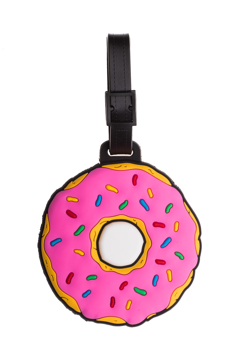 Ετικέτα Βαλίτσας Ροζ Donut Luggage Tag