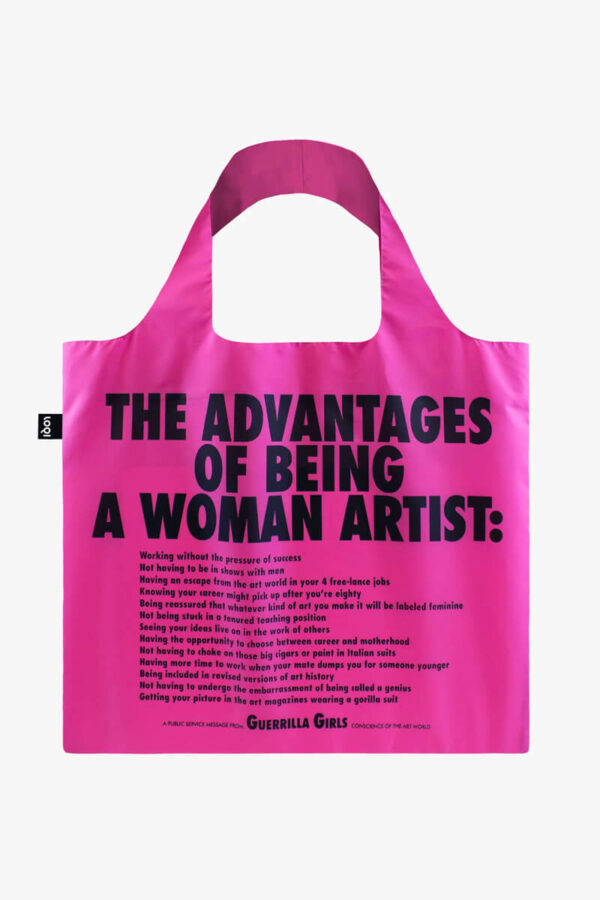 The Advantages Of Being A Woman Artist Ανακυκλώσιμη Shopping Bag σε Θήκη Loqi