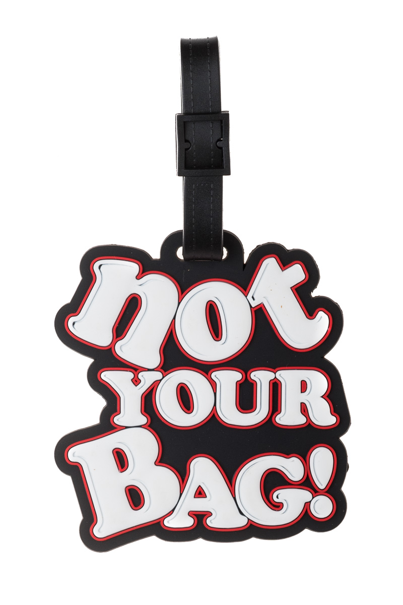 Μαύρη Ετικέτα Βαλίτσας Not Your Bag Luggage Tag