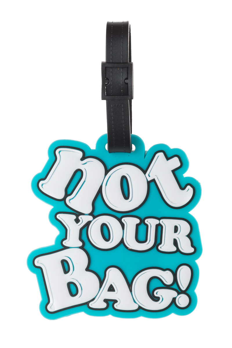 Γαλάζια Ετικέτα Βαλίτσας Not Your Bag Luggage Tag
