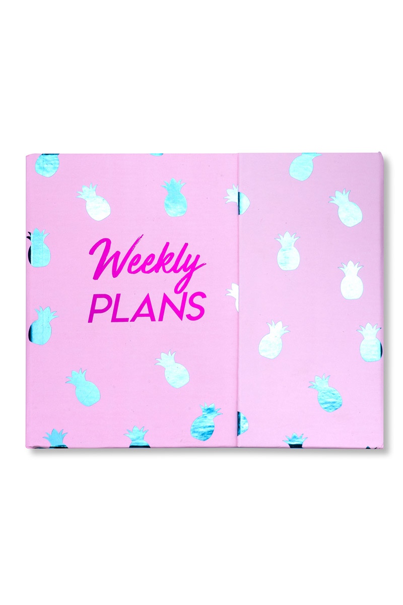 Εβδομαδιαίο Planner Magnetic Pink Ananas Tri-Coastal Design