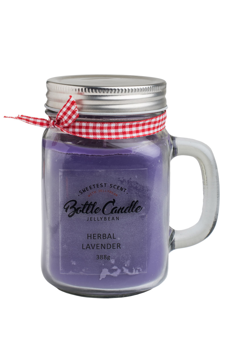 Αρωματικό Κερί Herbal Lavender σε Γυάλινο Βάζο 400 ml