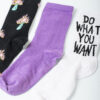 Σετ 3 Ζευγάρια Γυναικείες Κάλτσες Μανιτάρια