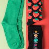 Σετ 3 Ζευγάρια Γυναικείες Κάλτσες Πλανήτες Πράσινο