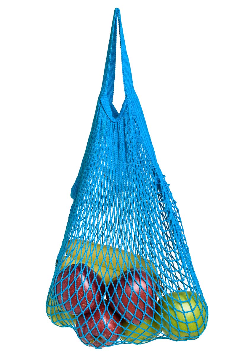 Τσάντα Δίχτυ για Ψώνια Μπλε