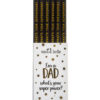 Set of 6 Μολύβια με Γόμα Dad's Superpower Pencils