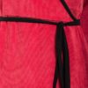 Rita Wrap Dress Midaxi Καρπουζί Κοτλέ Κρουαζέ Φόρεμα Petit Boutik