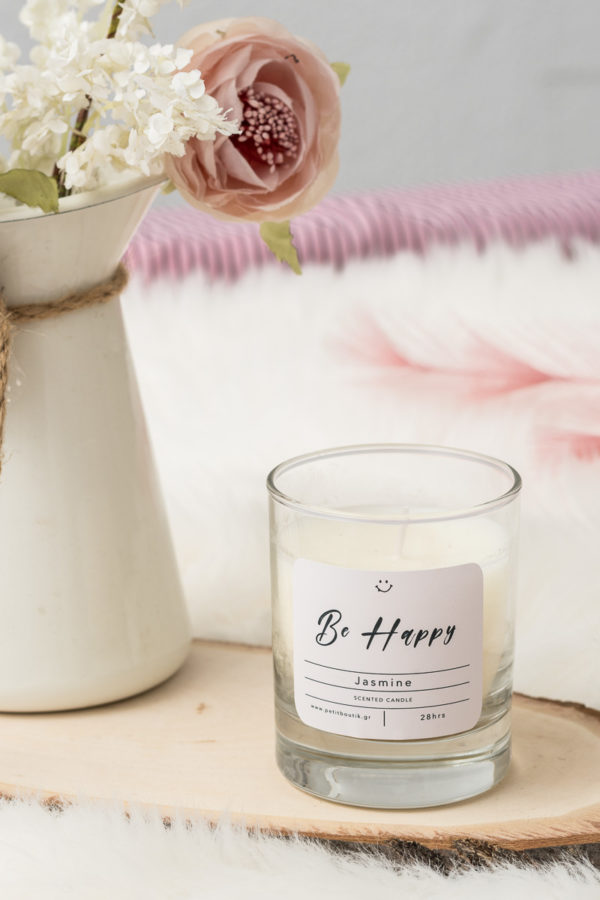 Petit Boutik Αρωματικό Κερί σε Γυάλινο Βάζο Jasmine