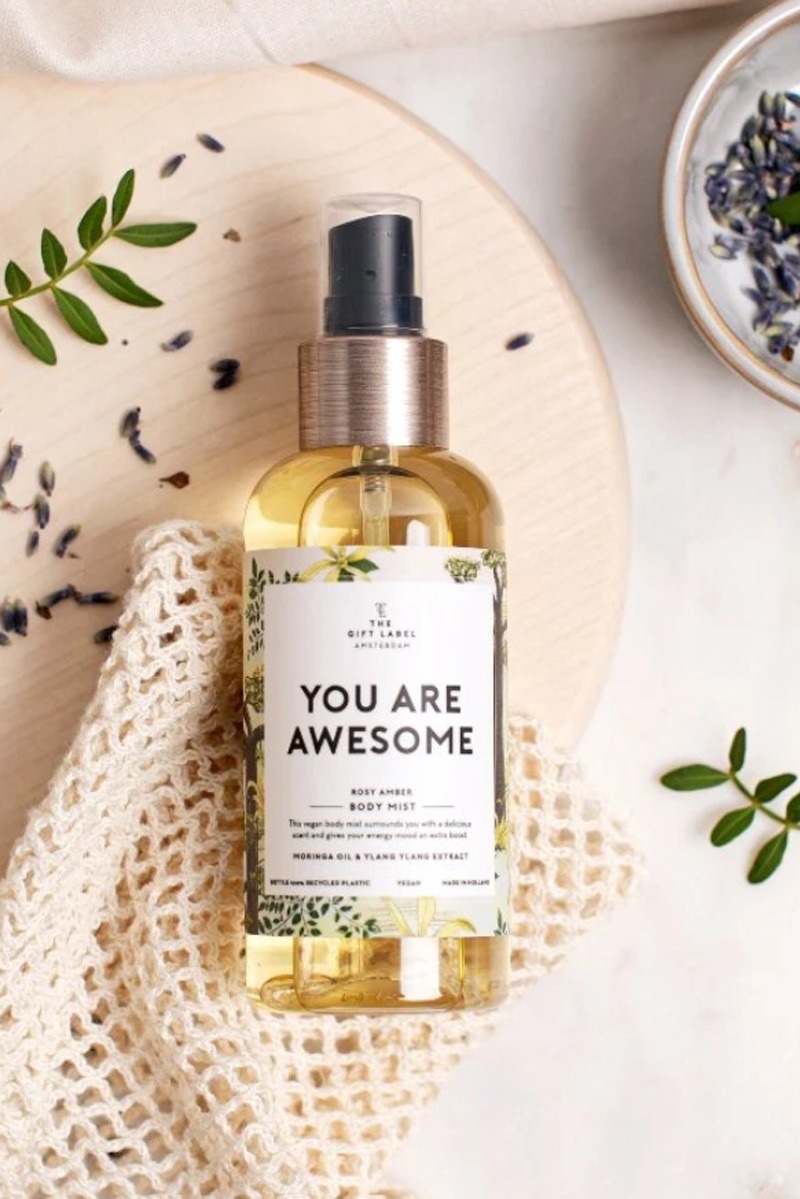 Vegan Mist μαλλιών & σώματος You are awesome Rosy Amber
