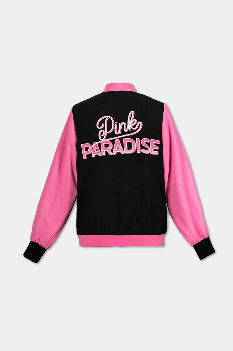 Bomber Pink Paradise Κοντό Μπουφάν