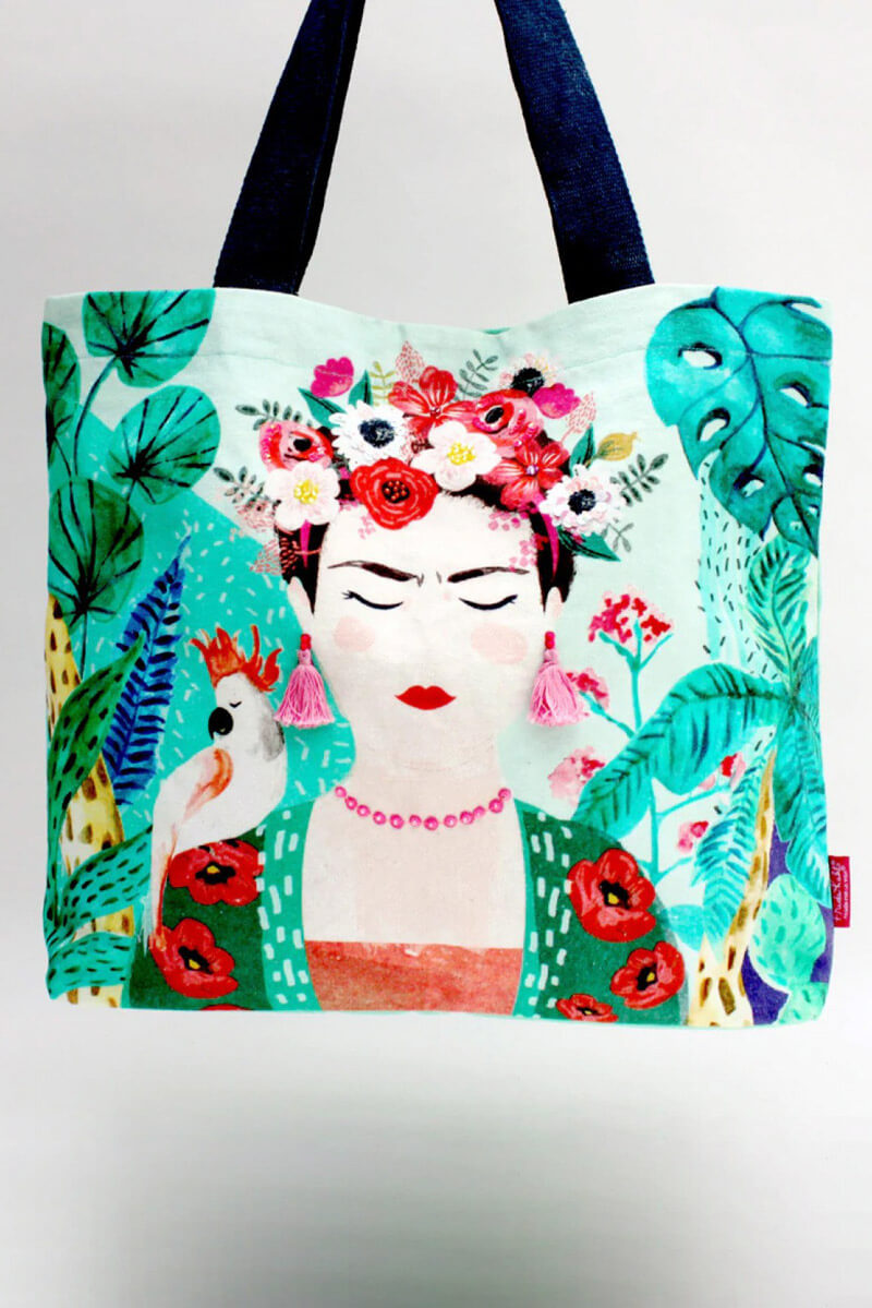 Τσάντα Frida Kahlo Tropical Tote