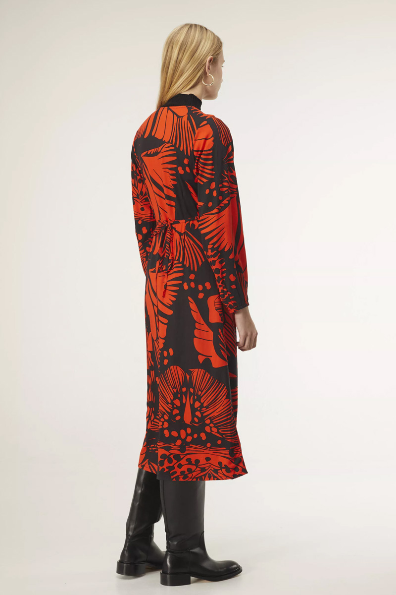 Butterfly Wrap Dress Δετό Κρουαζέ Φόρεμα Compania Fantastica