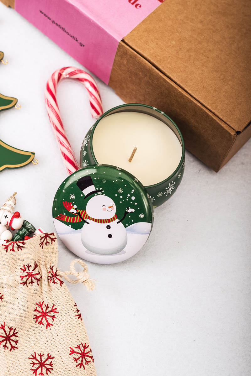 Χριστουγεννιάτικο Gift Box Christmas Tree & Candle