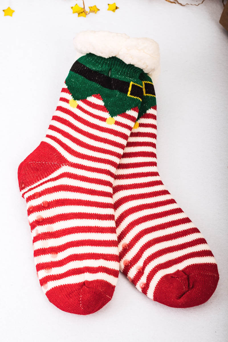 Χριστουγεννιάτικο Gift Box Notebook & Fluffy Elf Κάλτσες