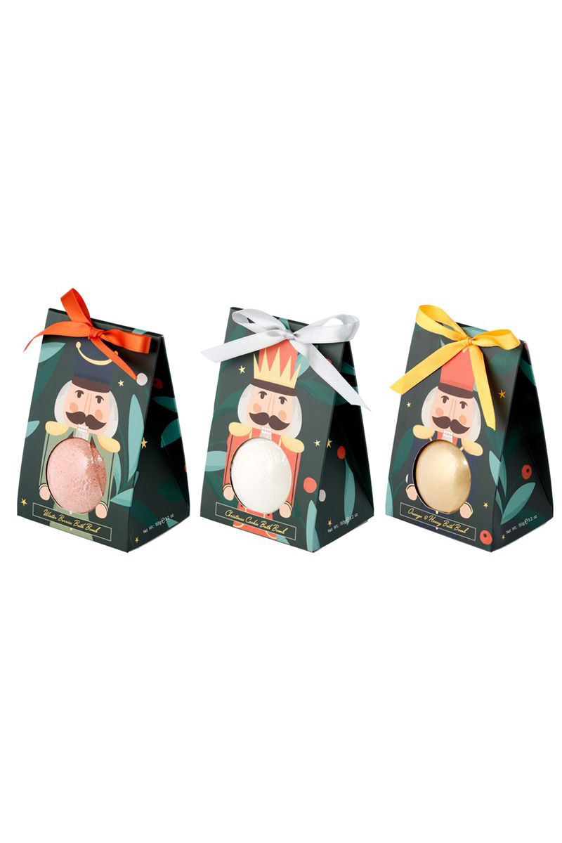Christmas Nutcracker Bath Bombs In Gift Box