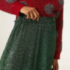 Glitter Skirt Πράσινη Φούστα με Λάστιχο Compania Fantastica