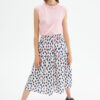 Heart Print Midi Skirt Φούστα Compania Fantastica