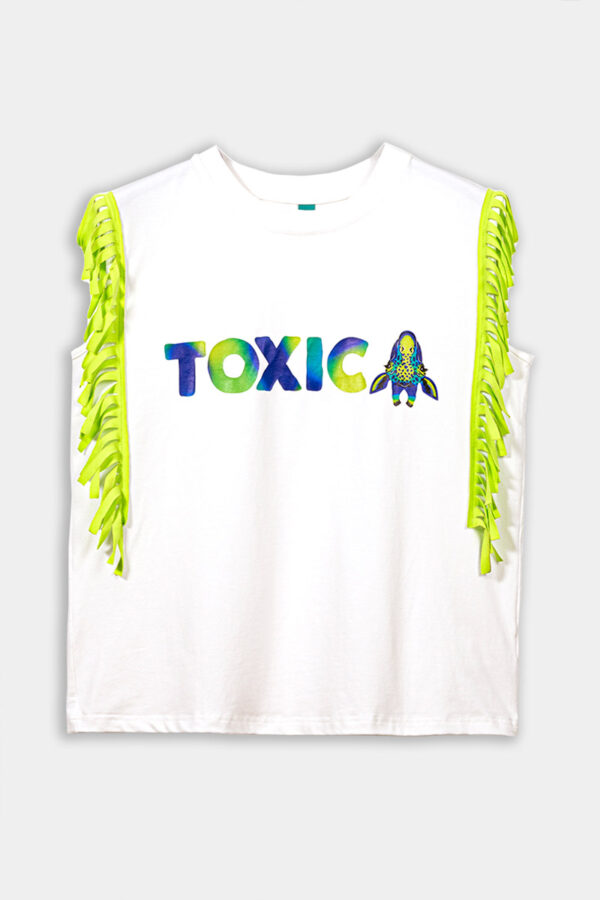 Toxic Blouse Frill Μπλούζα με Κρόσια Lolina
