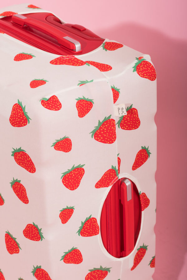 Strawberries Ελαστικό Κάλυμμα Βαλίτσας Petit Boutik