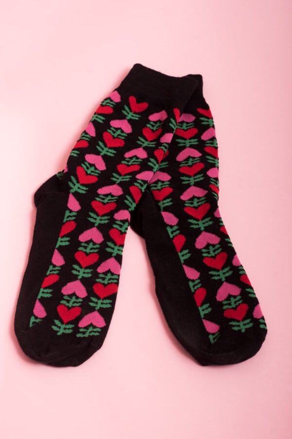 Black Hearts Socks Γυναικείες Κάλτσες