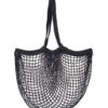 Τσάντα Δίχτυ για Ψώνια με Μακρύ Χερούλι Μαύρο