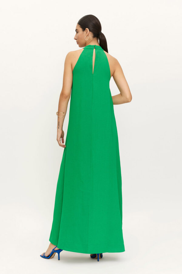 Πράσινο Maxi Φόρεμα Halter Dress Compania Fantastica