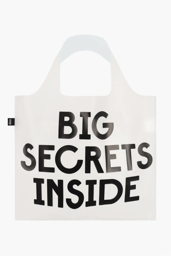 Transparent Secret and Classified Ανακυκλώσιμη Shopping Bag σε Θήκη Loqi
